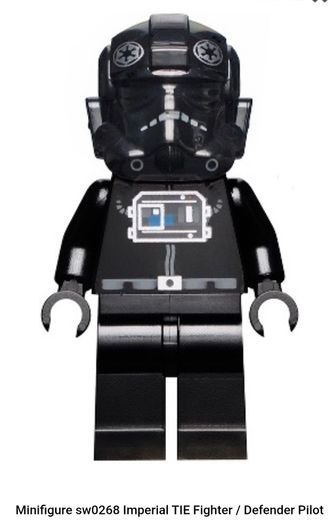 Lego Star Wars sw0268 Imperial TIE Fighter / Defender Pilot