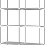 Canvas Fabric Wardrobe 108x45x170 Cm - Free Delivery Nationwide Image 3