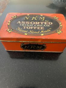 1940 NKM Toffee Tin