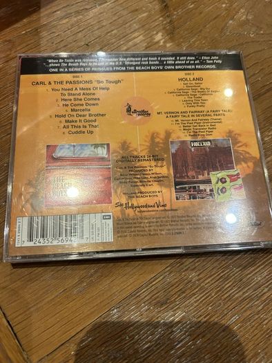 The Beach Boys - Carl and the Passions "So Tough" / Holland CD (2xCD 2 albums)