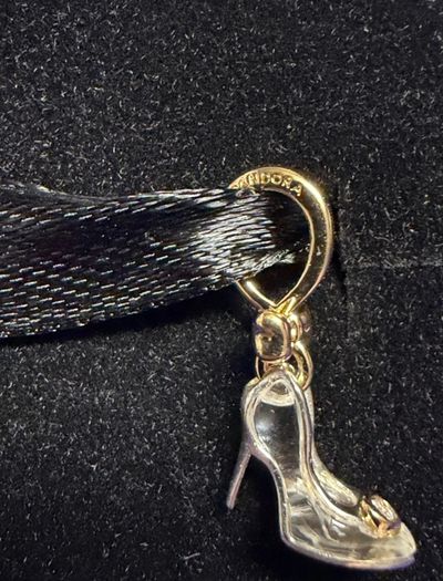Pandora Disney Limited Edition 2026 Gold P Cinderella Slipper Charm