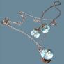 Pristine Vintage Hallmarked Silver/Topaz Trilogy Image 8