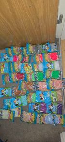 44x Hama Perler Beads Bags + 4 Hama Pegboard - 44000 Beads - Huge Mixed Colour Bundle