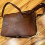 Beautiful  Brown Leather Satchel Image 10