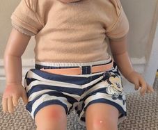 Realistic baby doll