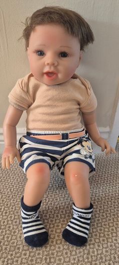 Realistic baby doll