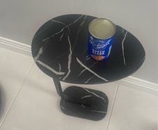 Marble Effect Side Table