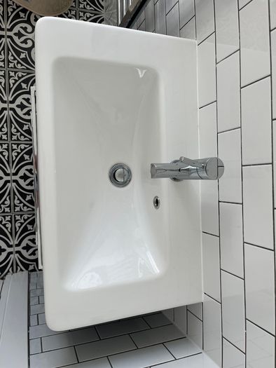 Bathroom vanity and sink