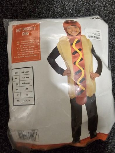 Kids Hot dog costume