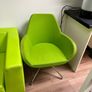 Lime Green sofas with chairs Image 5