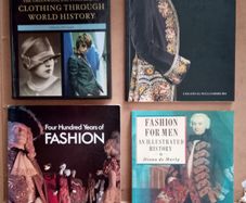 Four History of Clothing/Fashion Books