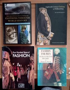 Four History of Clothing/Fashion Books