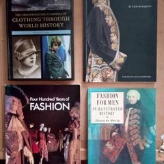 Four History of Clothing/Fashion Books
