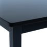 5 Piece Dining Set Solid Rubber Wood Black Image 6