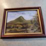 SMALL Irish Landscape Oil Painting ON BOARD.  Sugar Loaf Co.Wicklow Ireland Image 4