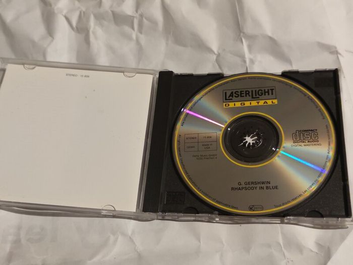 Gershwin Rhapsody in Blue Cd