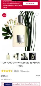 TOM FORD Grey Vetiver 100ml niche parfum