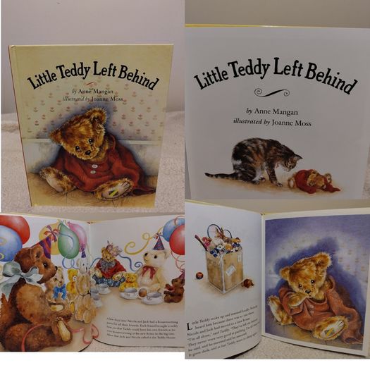 Little Teddy Left Behind Hardback Book