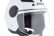 LS2 Motorbike Helmet Open Face Size S White Gloss
