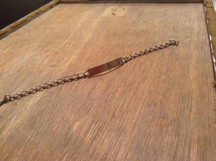 Solid silver bracelet