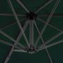 Cantilever Umbrella with Aluminium Pole Green 300 cm Image 2