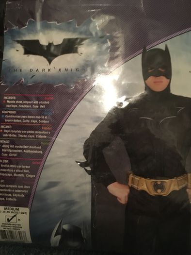 Adult Batman Muscle Chest Costume
