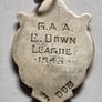GAA Silver Medal Engraved & Hallmarked East Down GAA League 1943 9g Image 2