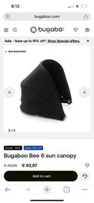 Bugaboo Bee 6 Sun Canopy