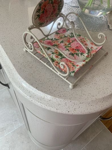 napkin holder shabby chic