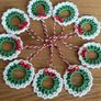 Crochet Christmas mini wreaths Image 2