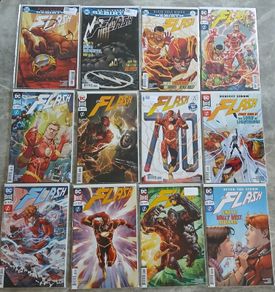 The Flash run, mostly variants 28 comics Freepost