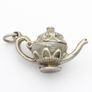 Vintage 925 Sterling Silver Opening Teapot Charm Image 2