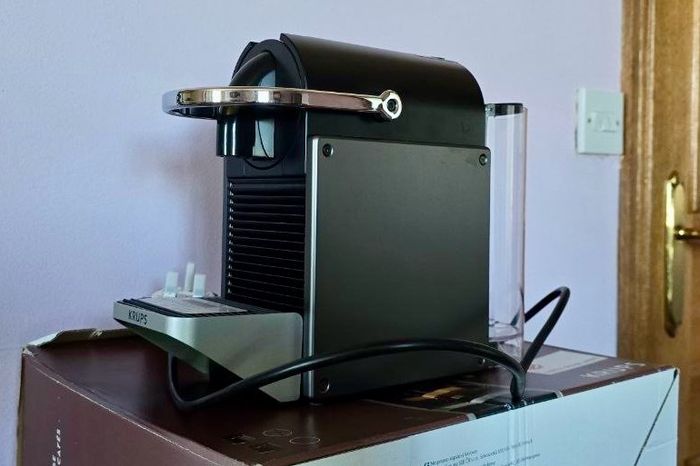 Nespresso Pixie Titanium Coffee Machine by Krups