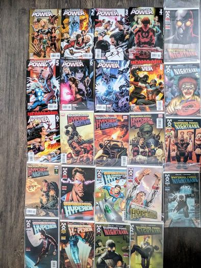 24 Marvel Comics Squadron Supreme Complete sets