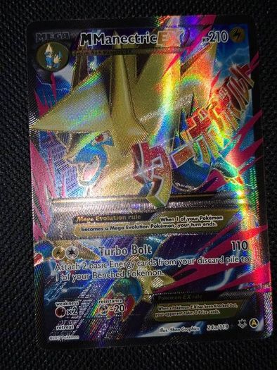 Pokemon Card : Mega Manectric Ex 24a