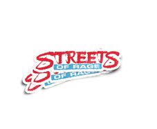 .Streets of Rage Logo Glossy Stickers 2-Pack