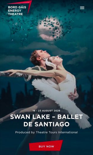 Swan Lake at Bord Gais, Wed 19th @7:30pm