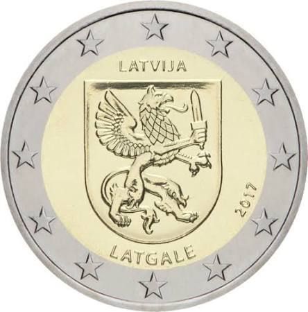 Latvia 2 Euro Commemorative Coin 2017 - Latgale.Uncirculated.