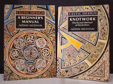 SALE!  CELTIC DESIGN Knotwork - The secret Method of the Scribes, A Beginners Manual by Aidan Meehan