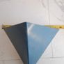 Red Teal Yellow Wall metal planter XL Image 7