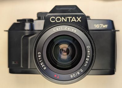 Contax 167 MT - 35mm Film Camera: Film Tested Body Only (lens not included)