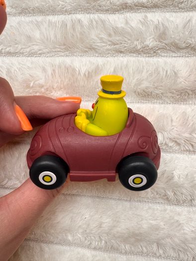 Mcdonalds Happy Meal Mr Men Mr Funny Figure Car Vehicle approx. approx. 5 cm. Used Please see photos