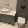Vanity unit with white stone top Image 6