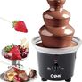 Large Size Stainless Steel Chocolate Fountain 500ml 90w Fondue Set Electric 3-Tier Machine with Hot Melting Pot Base OCF17 Image 2