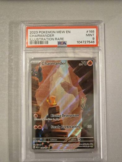 pokemon 151 charmander psa 9