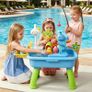 Sand and Water Play Table with Fishing Toys, Sensory Activity Play Sets Outdoor Garden Water Toys, Beach Pool Outdoor Play Toy Kitchen Accessories for Summer Backyard Poolside Indoor Image 5