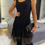 Black Petticoat with Lace and Tulle Image 5