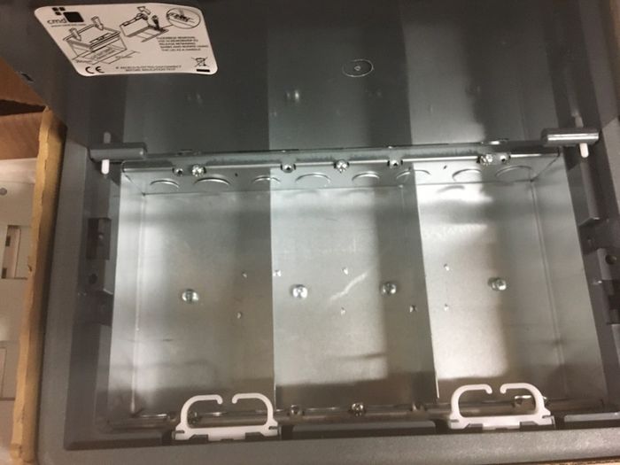 3 Compartment Electrical Floor Boxes Complete with 2 sockets and data Plate
