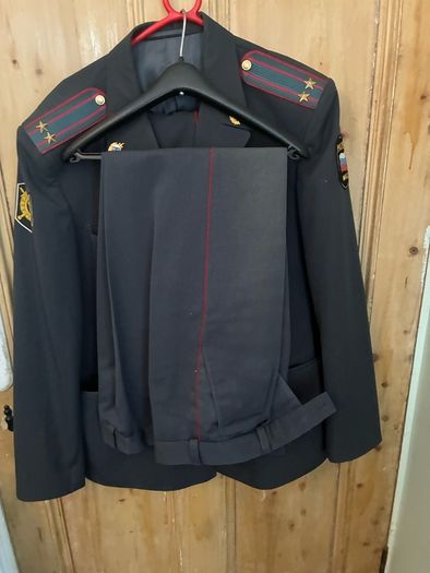 Russian police officers uniform