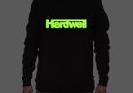 Hardwell sweatshirt glow in the dark logo t-shirt hardwell dj jumper sweatshirt